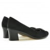 Damen Freizeitschuhe / elegante Schuhe 628 schwarz Velours