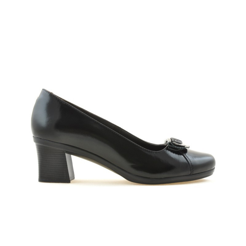 Damen Freizeitschuhe / elegante Schuhe 628 Lack Schwarz