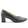 Elegante Damenschuhe (weites Modell) 1072xxl Kaffee