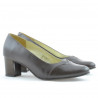Elegante Damenschuhe (weites Modell) 1072xxl Kaffee
