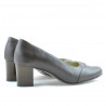Elegante Damenschuhe (weites Modell) 1072xxl Kaffee