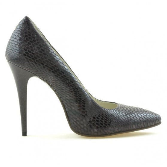 Damen elegante Schuhe 1241 Krokodil lila Damen elegante Schuhe 1241 Krokodil lila