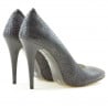 Damen elegante Schuhe 1241 Krokodil lila