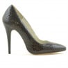 Elegante Damenschuhe 1241 braun Croco