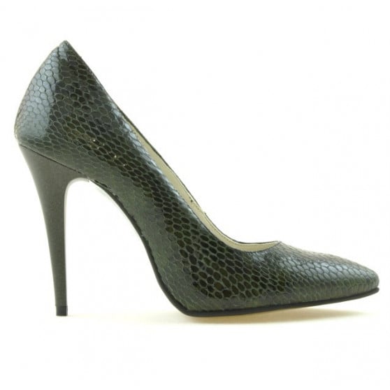 Elegante Damenschuhe 1241 Krokodil Grün Elegante Damenschuhe 1241 Krokodil Grün