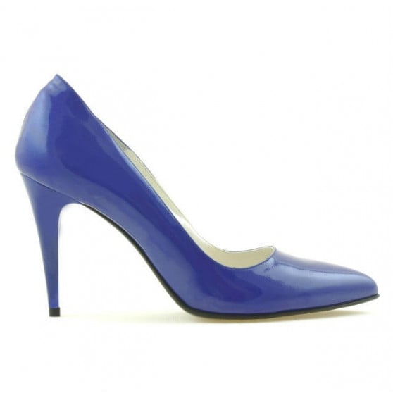 Elegante Damenschuhe 1246 Lack Blau Elegante Damenschuhe 1246 Lack Blau