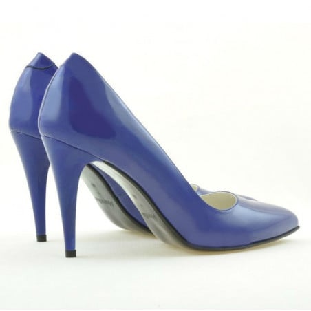 Elegante Damenschuhe 1246 Lack Blau