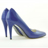 Elegante Damenschuhe 1246 Lack Blau