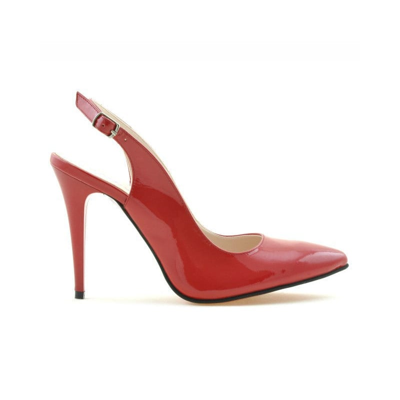 Damensandalen 1235 Lackrot