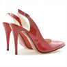 Damensandalen 1235 Lackrot