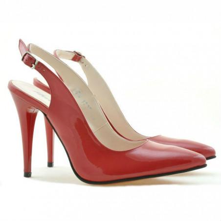 Damensandalen 1235 Lackrot