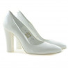 Elegante Damenschuhe 1214 weiß lackiert