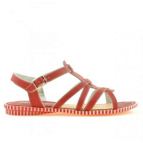 Damen Sandalen 595 Rot Damen Sandalen 595 Rot