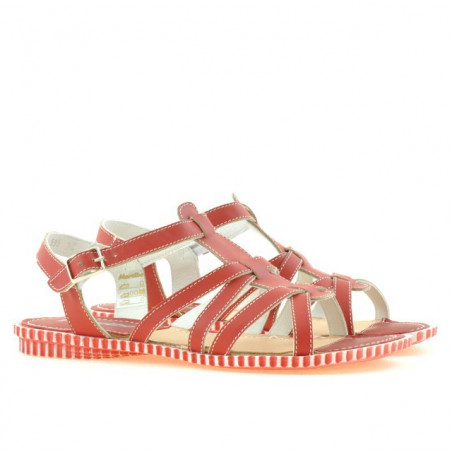 Damen Sandalen 595 Rot