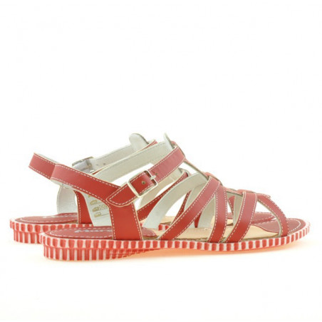 Damen Sandalen 595 Rot