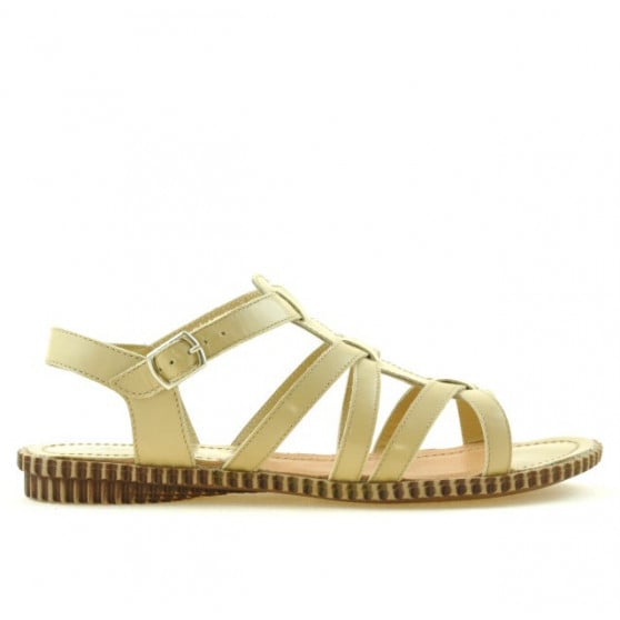 Damen Sandalen 595 beige 1 Damen Sandalen 595 beige 1