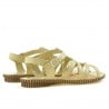 Damen Sandalen 595 beige 1