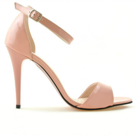 Damen Sandalen 1238 Lack Rosa