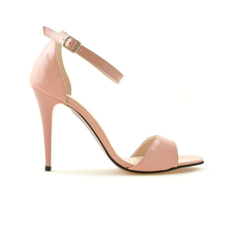 Damen Sandalen 1238 Lack Rosa