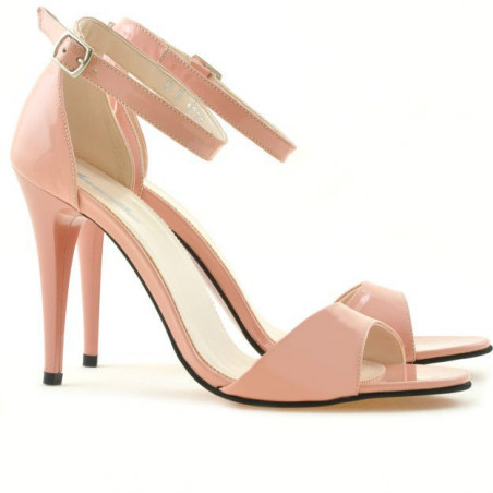 Damen Sandalen 1238 Lack Rosa